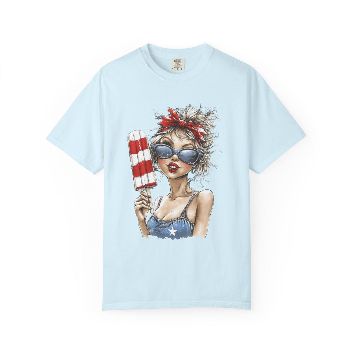 American Patriotic Pinup Girl T-Shirt