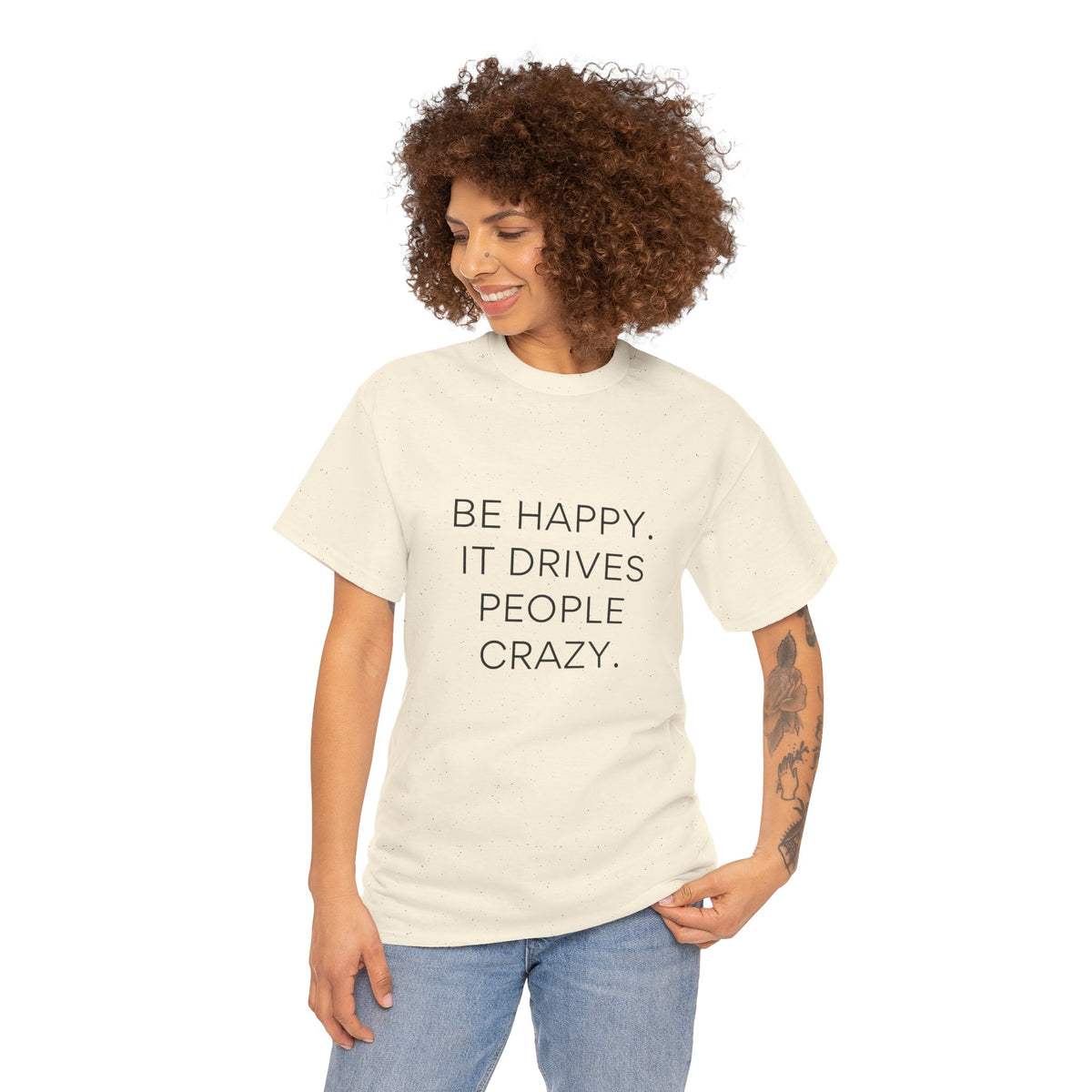 Inspirational Happy Unisex Heavy Cotton T-shirt