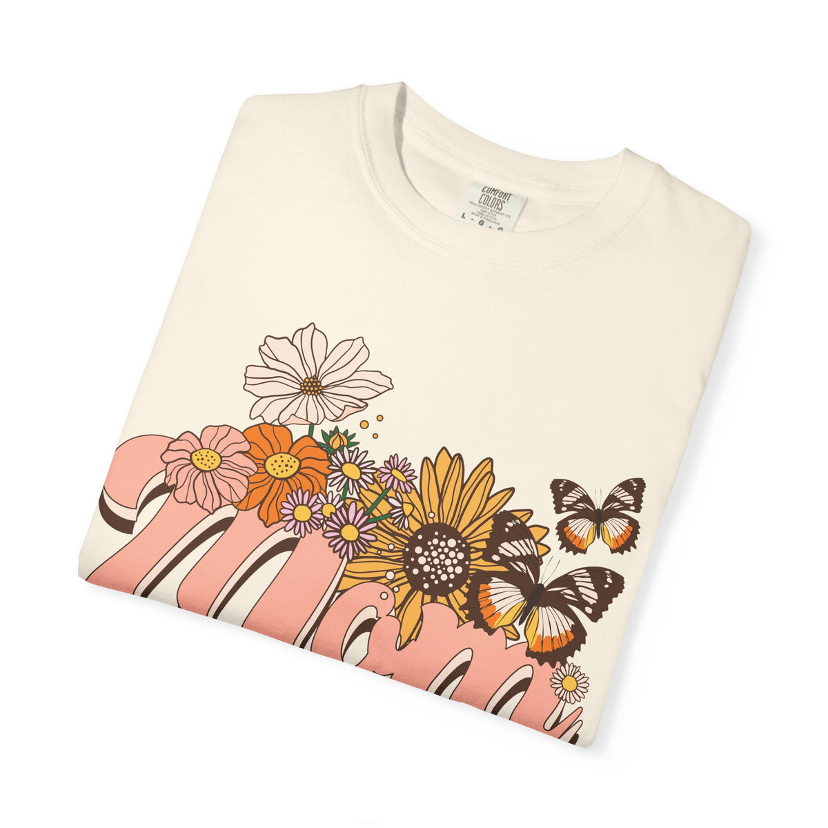 Mom Floral Graphic T-Shirt Retro