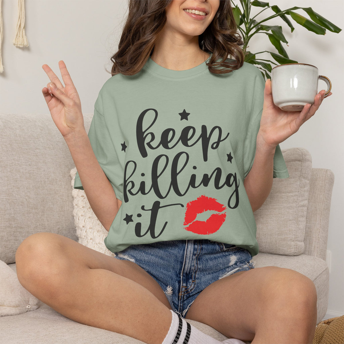 "Keep Killing It" Motivational Womens T-shirt