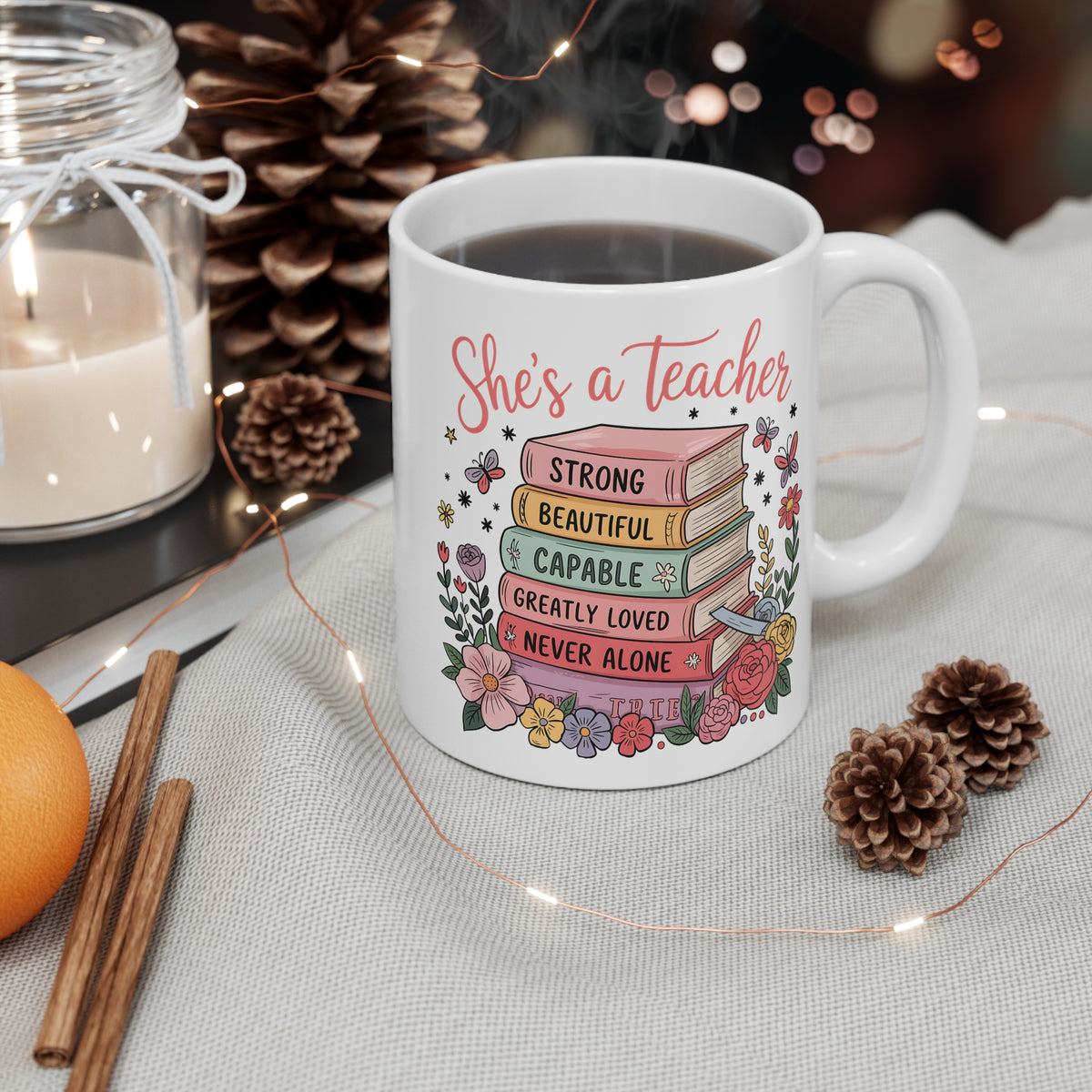 "She's a Teacher" Mug