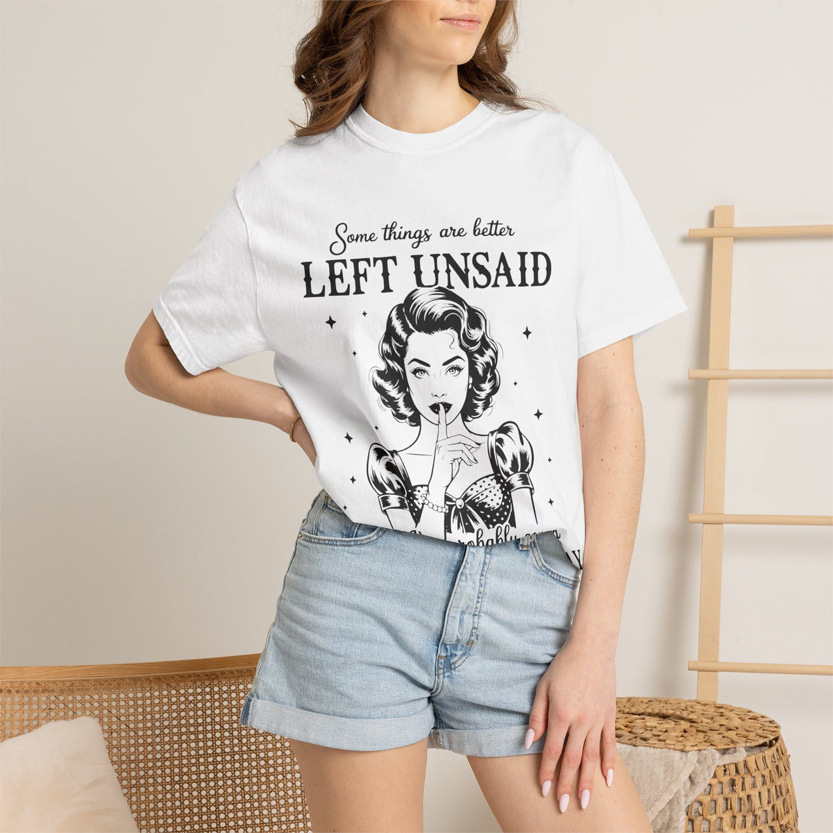Retro Humorous Graphic T-shirt Women