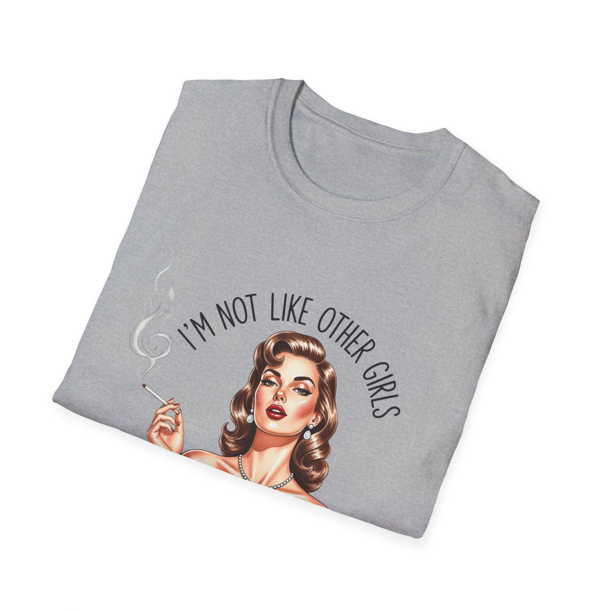 Retro Pinup Tee — "I'm Not Like Other Girls, I'm Worse" Graphic T-Shirt