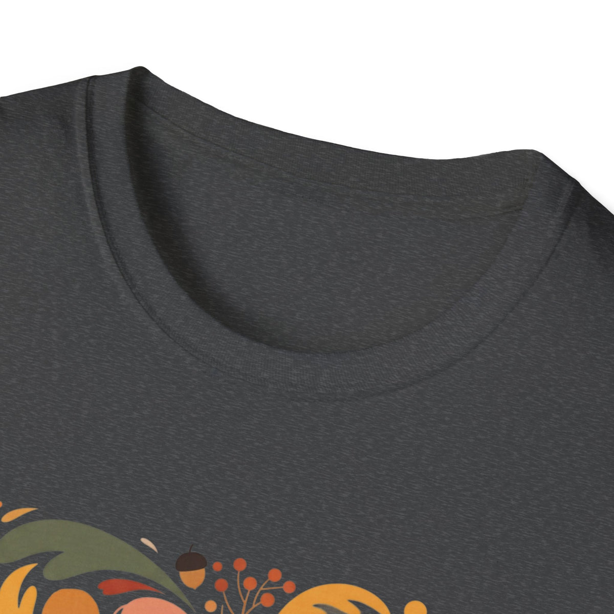 Colorful Autumn Harvest T-Shirt — Pumpkin & Sunflower Fall Graphic Tee