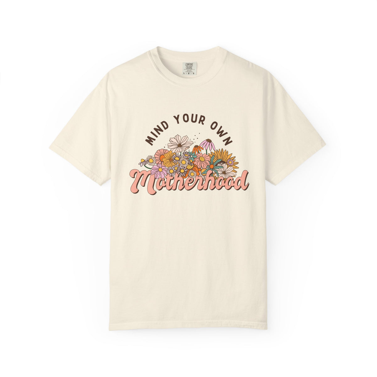 Mom Motherhood Graphic Floral T-Shirt