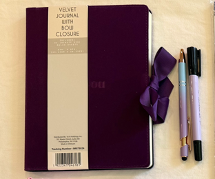 Purple Velvet Stationery Bundle Gift Box Only One Available