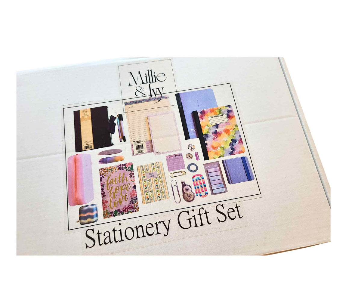 Purple Velvet Stationery Bundle Gift Box Only One Available